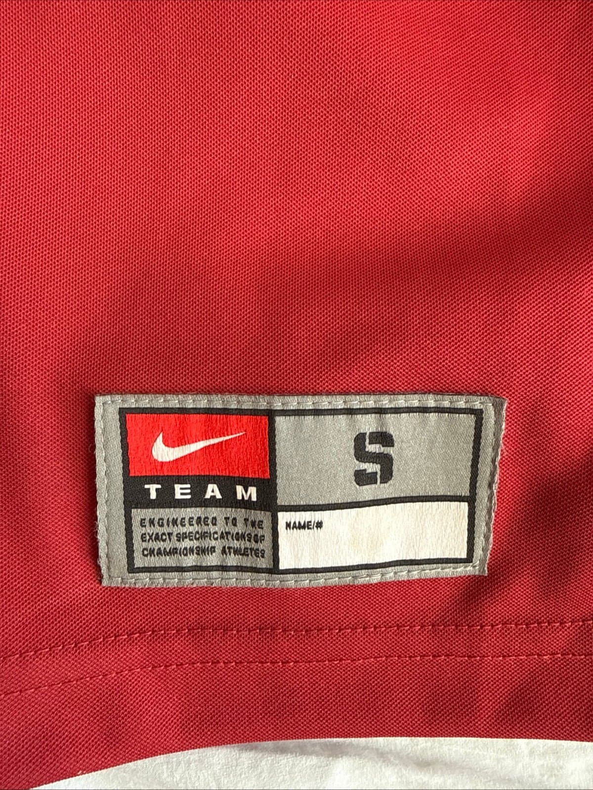 Men’s Nike Tua Tagovailoa #13 Alabama Crimson Tide Game Jersey Sz S - Red RARE - Thumbnail 3