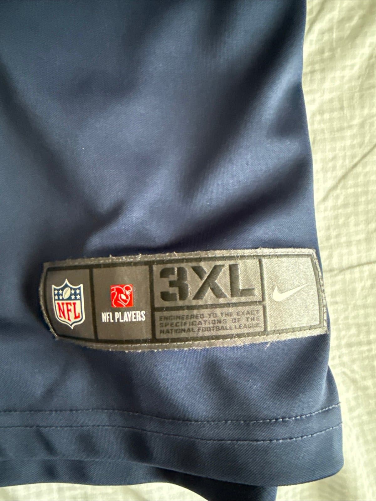 Men’s Nike Trevon Diggs #7 Dallas Cowboys Vapor Limited Jersey Sz 3XL - Blue - Thumbnail 3