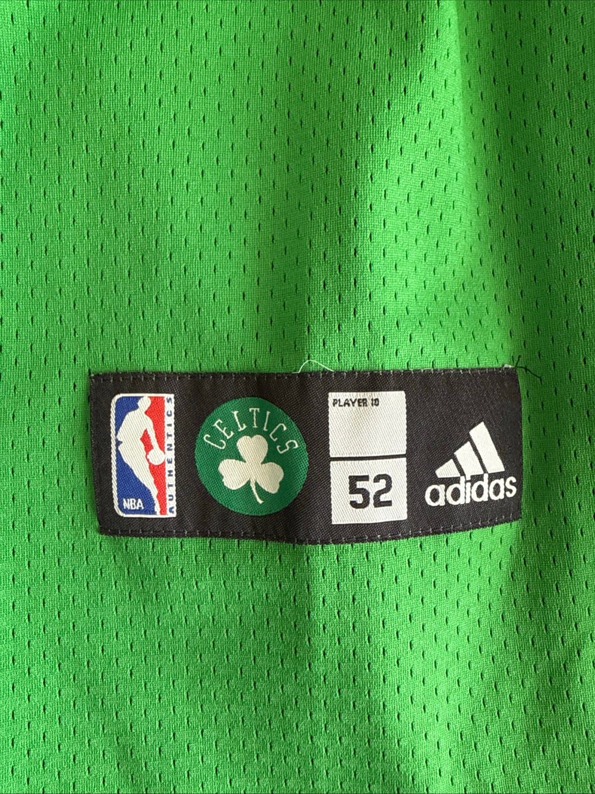 Men’s Adidas Paul Pierce #34 Boston Celtics Authentic Jersey Sz 52 - Green - Thumbnail 3
