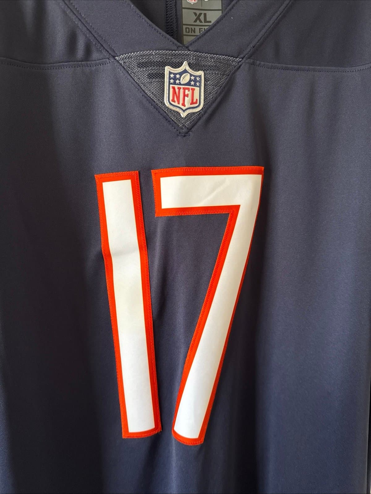 Men’s Nike Alshon Jeffery #17 Chicago Bears Vapor Lmtd Jersey Sz XL - Blue RARE - Thumbnail 2