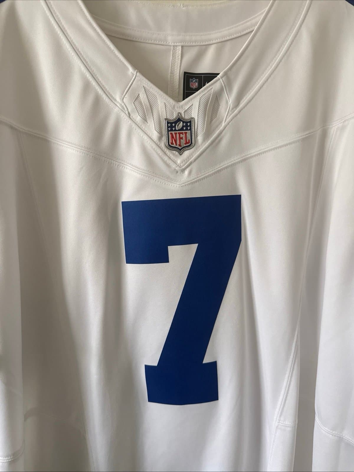 Men’s Nike Trevon Diggs #7 Dallas Cowboys Vapor Limited Jersey Sz 3XL - White - Thumbnail 2