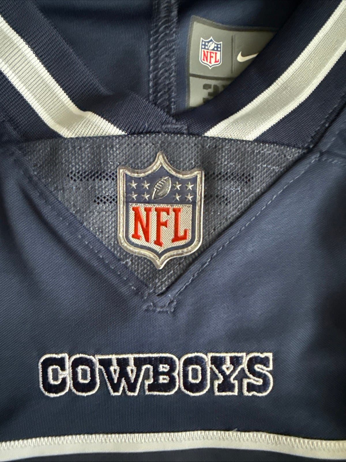 Men’s Nike Trevon Diggs #7 Dallas Cowboys Vapor Limited Jersey Sz 3XL - Blue - Thumbnail 5