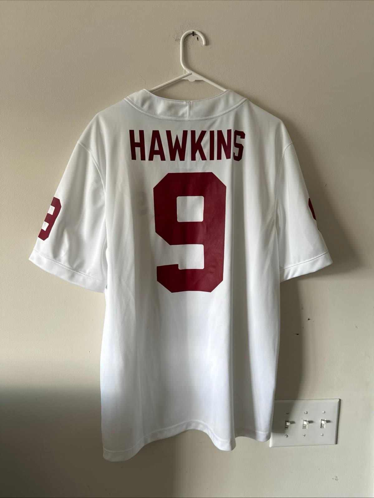 Men’s Nike Michael Hawkins Jr. #9 Oklahoma Sooners Football Jersey Sz L - RARE - Thumbnail 6