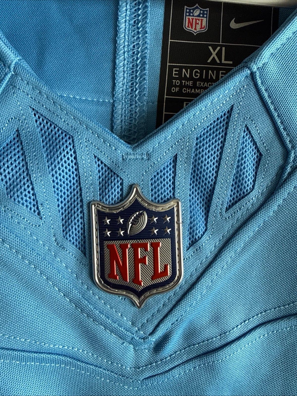 Men’s Nike Ryan Tannehill #17 Tennessee Titans Vapor Lmtd 2nd Alt Jersey Sz XL - Thumbnail 5