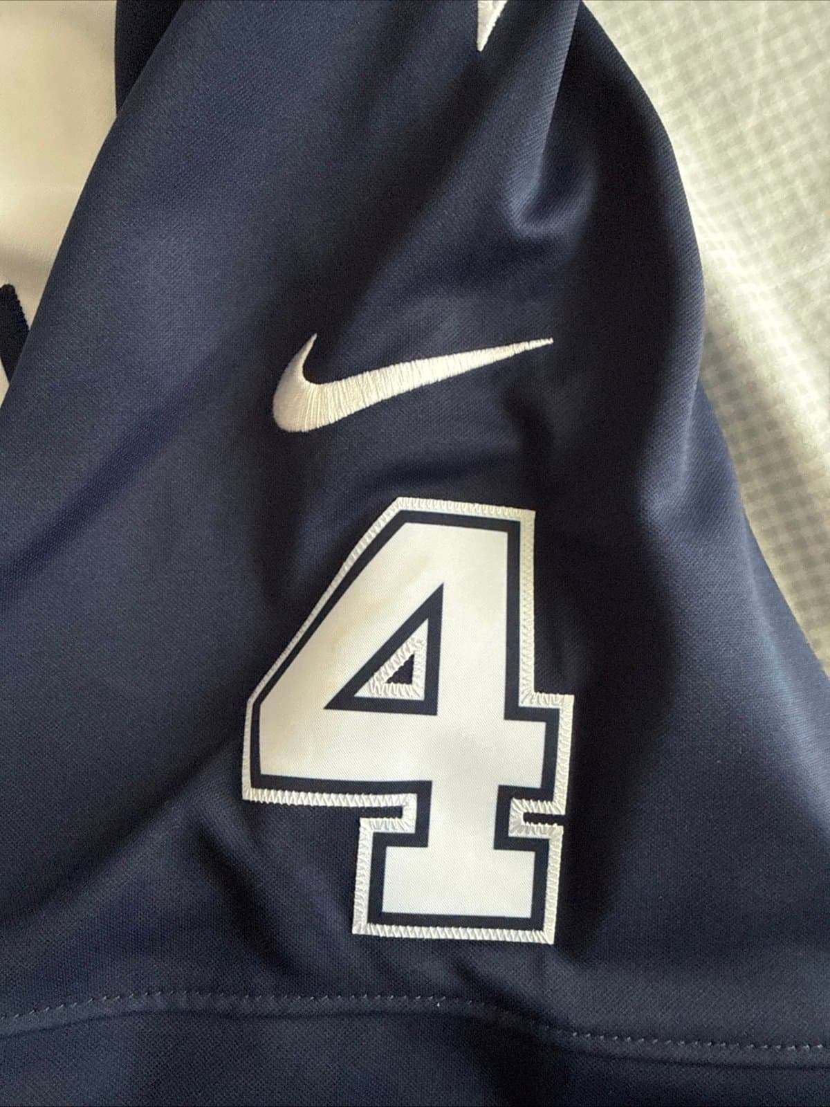 Men’s Nike Dak Prescott #4 Dallas Cowboys VAPOR LMTD Throwback NFL Jersey Sz 3XL - Thumbnail 6