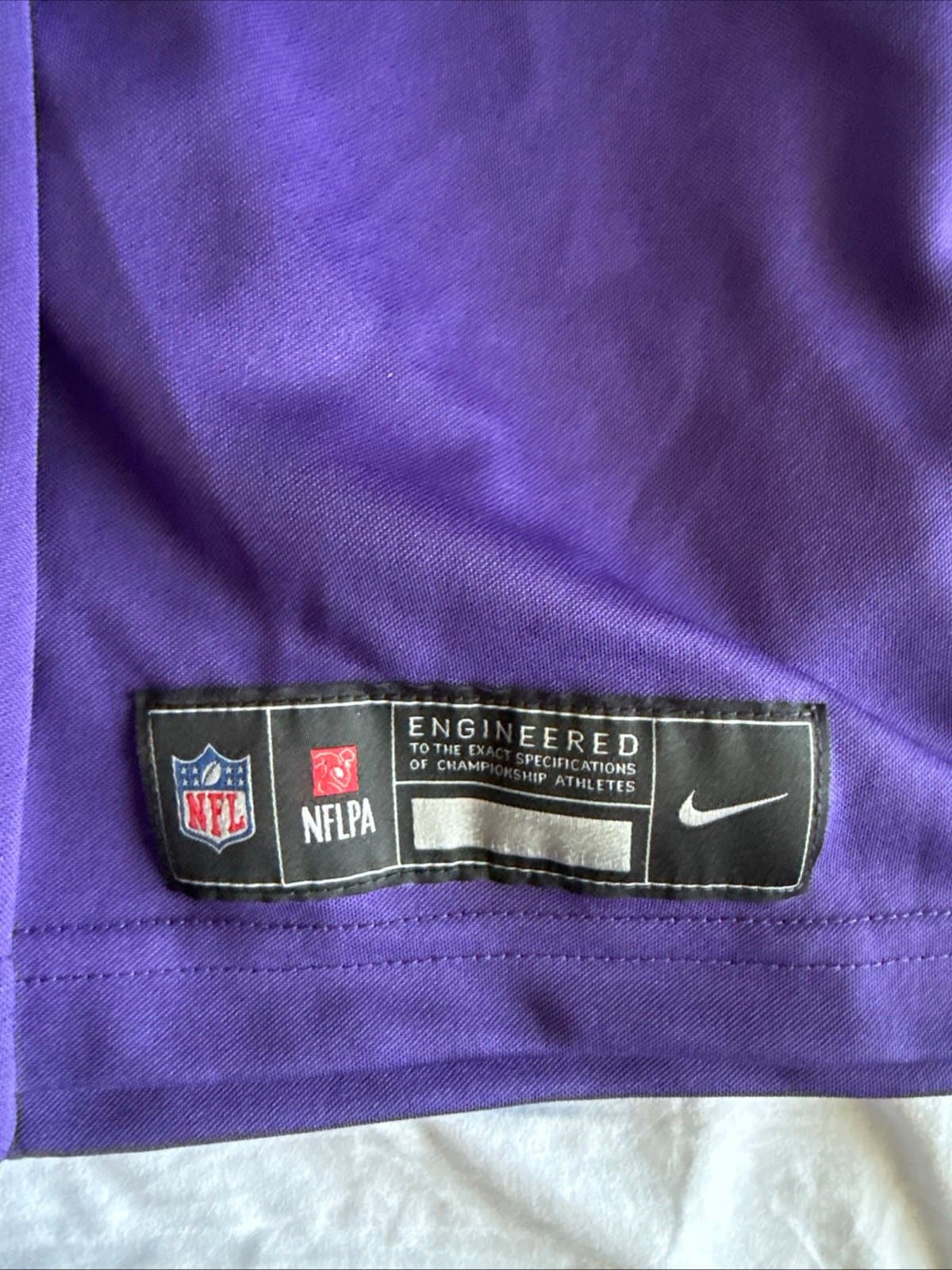 Men’s Nike Lamar Jackson #8 Baltimore Ravens Vapor Lmtd Color Rush Jersey Sz 2XL - Thumbnail 3