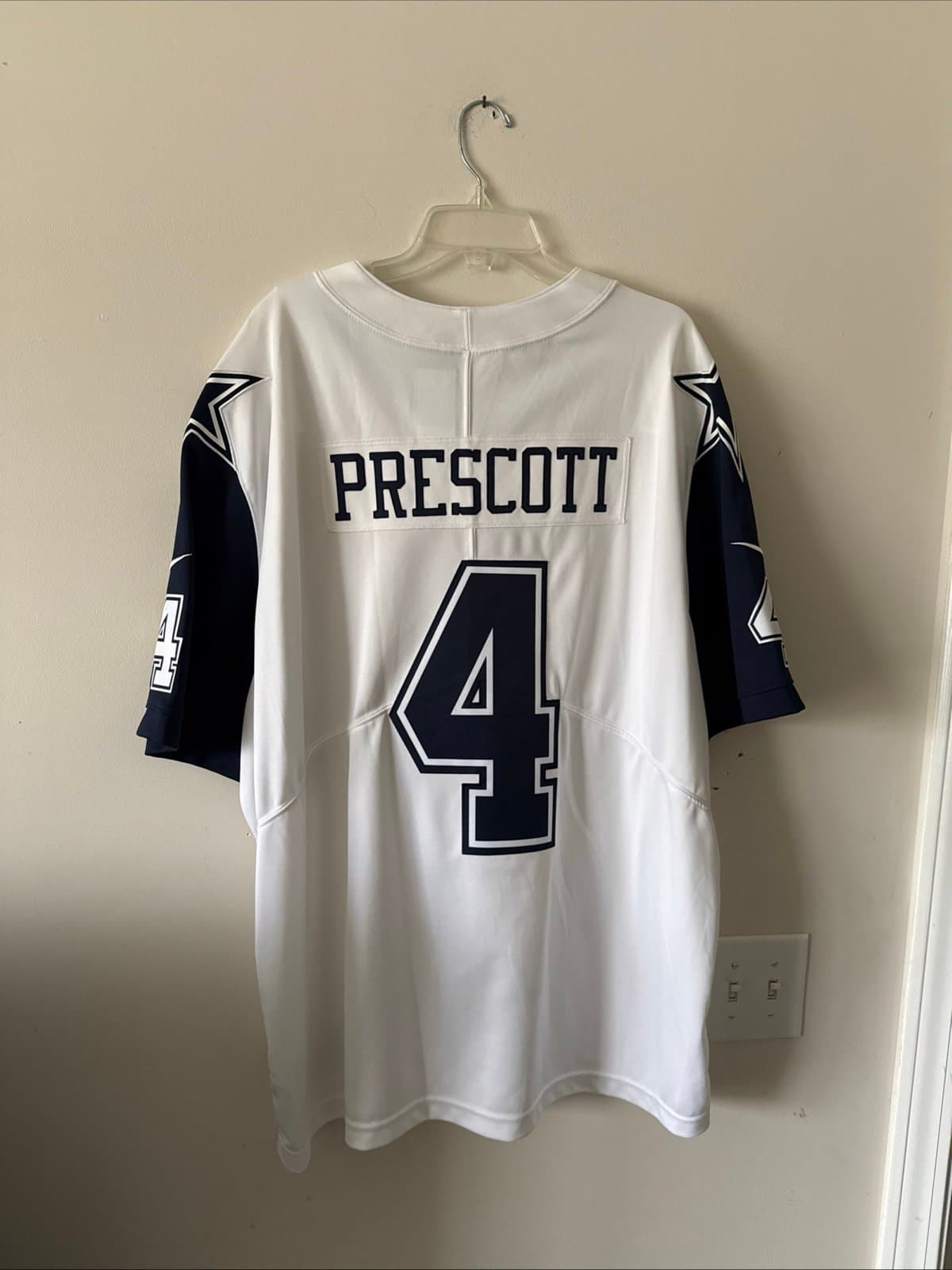 Men’s Nike Dak Prescott #4 Dallas Cowboys VAPOR LMTD Throwback NFL Jersey Sz 3XL - Thumbnail 7