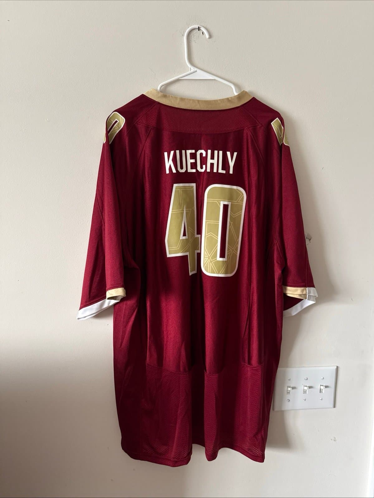Men’s Under Armour Luke Kuechly #40 Boston College Eagles Jersey Sz 2XL - RARE - Thumbnail 6
