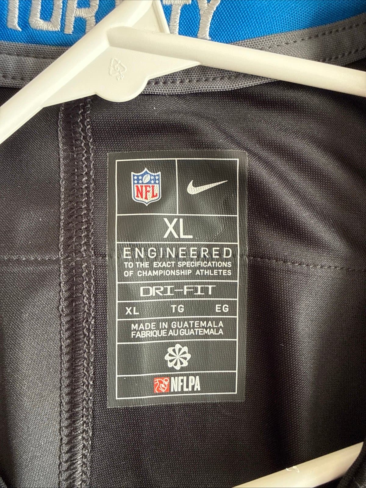 Men’s Nike Amon-Ra St. Brown #14 Detroit Lions 2nd Alt Vapor Lmtd Jersey Sz XL - Thumbnail 4