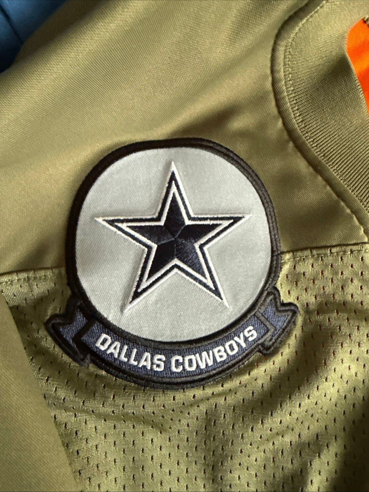 Men’s Nike Dak Precott #4 Dallas Cowboys 2019 Salute To Service Jersey Sz 3XL - Thumbnail 6