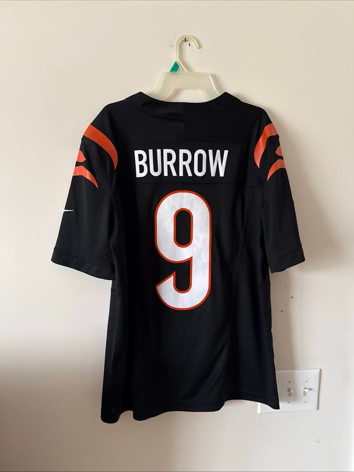 Men’s Nike Joe Burrow #9 Cincinnati Bengals Vapor Lmtd NFL Jersey Sz L - Black - Thumbnail 6