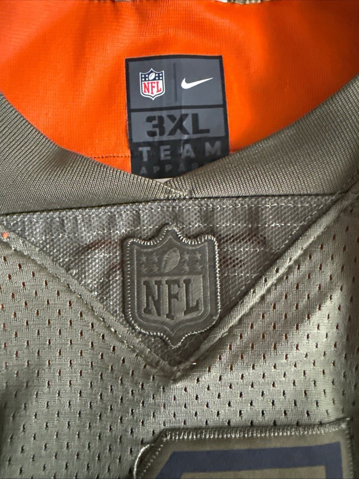 Men’s Nike Dak Precott #4 Dallas Cowboys 2019 Salute To Service Jersey Sz 3XL - Thumbnail 5