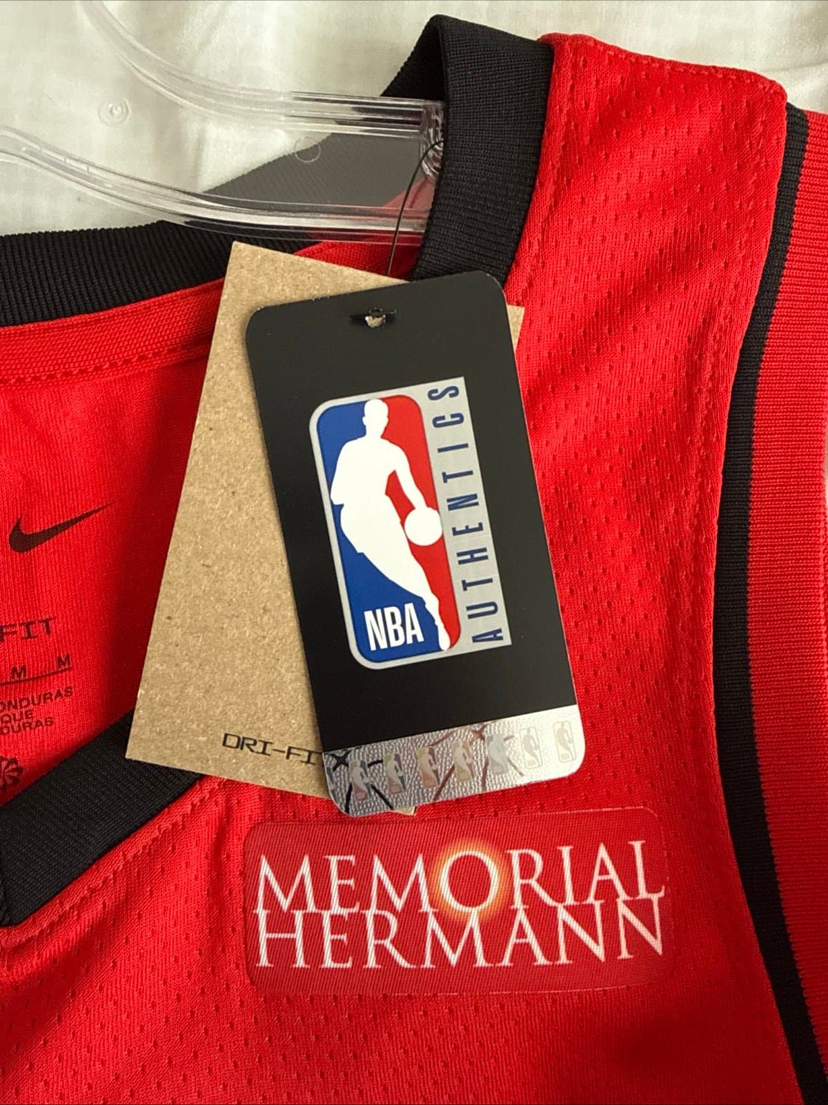 Men’s Nike Jalen Green #4 Houston Rockets Icon Edition Jersey Sz 44 - Red NWT - Thumbnail 5