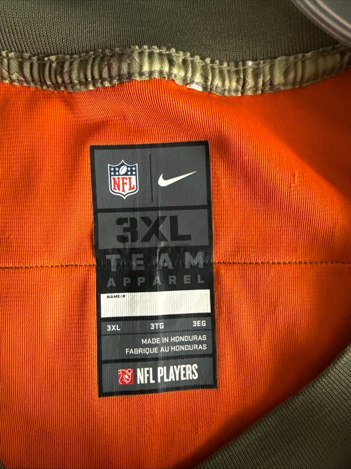 Men’s Nike Dak Precott #4 Dallas Cowboys 2019 Salute To Service Jersey Sz 3XL - Thumbnail 4