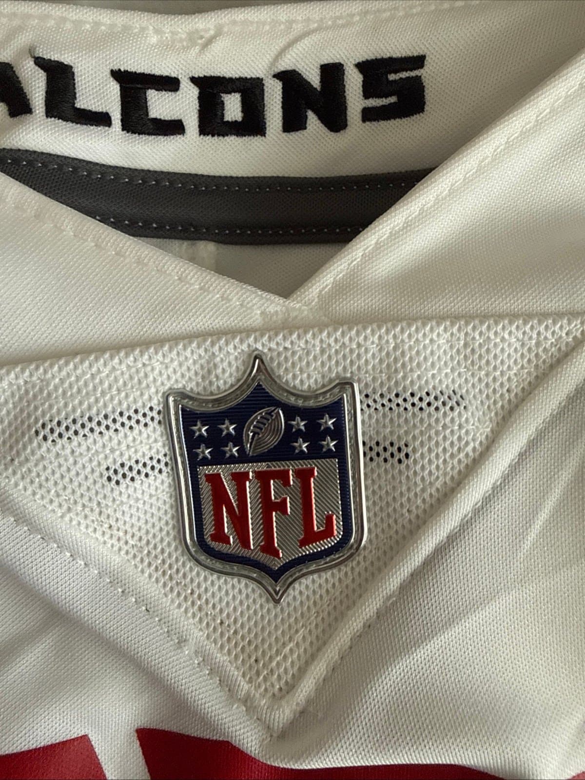 Men’s Nike Calvin Ridley #18 Atlanta Falcons NFL Jersey Sz 2XL - White NWT RARE - Thumbnail 5