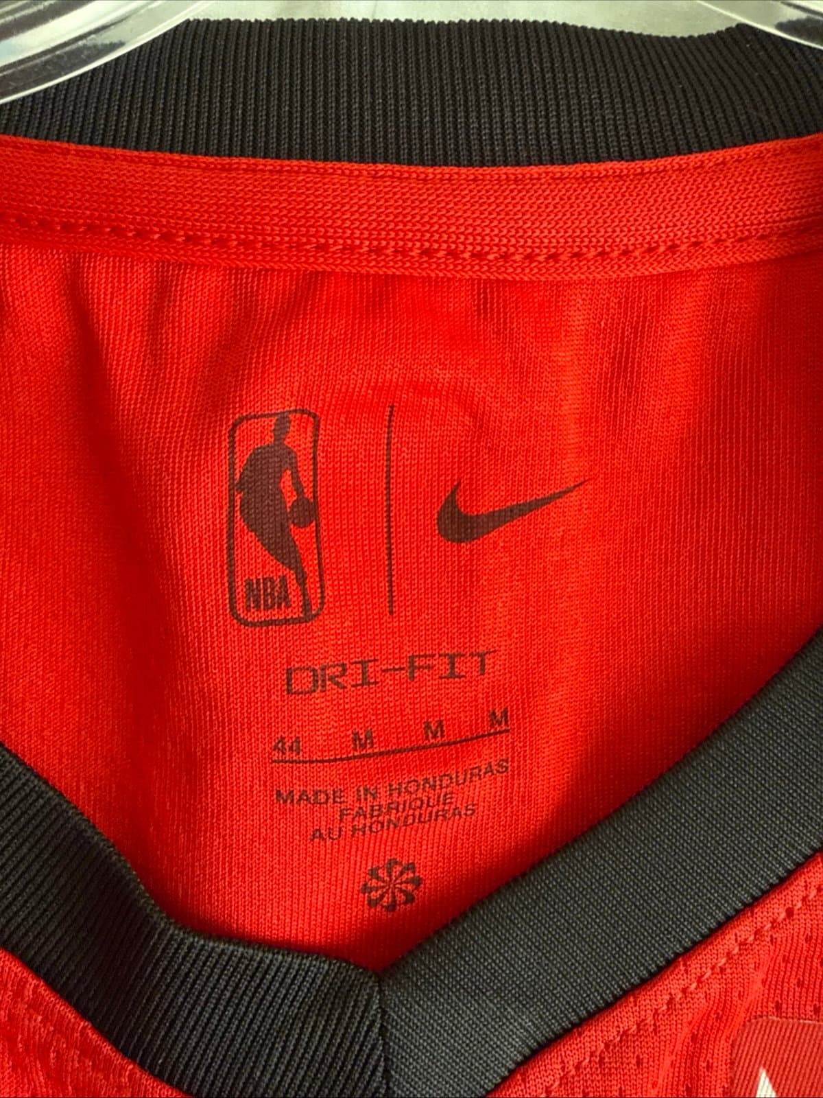 Men’s Nike Jalen Green #4 Houston Rockets Icon Edition Jersey Sz 44 - Red NWT - Thumbnail 4