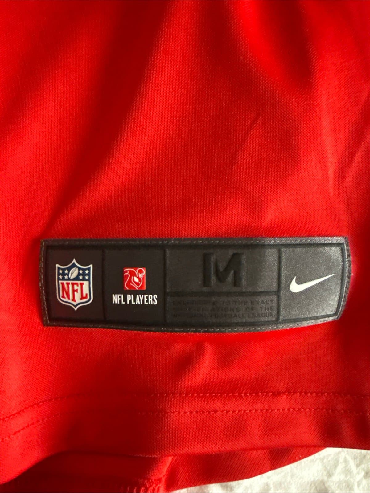 MEN’S NIKE KAREEM HUNT #27 KANSAS CITY CHIEFS VAPOR LMTD JERSEY SIZE M RED RARE - Thumbnail 3