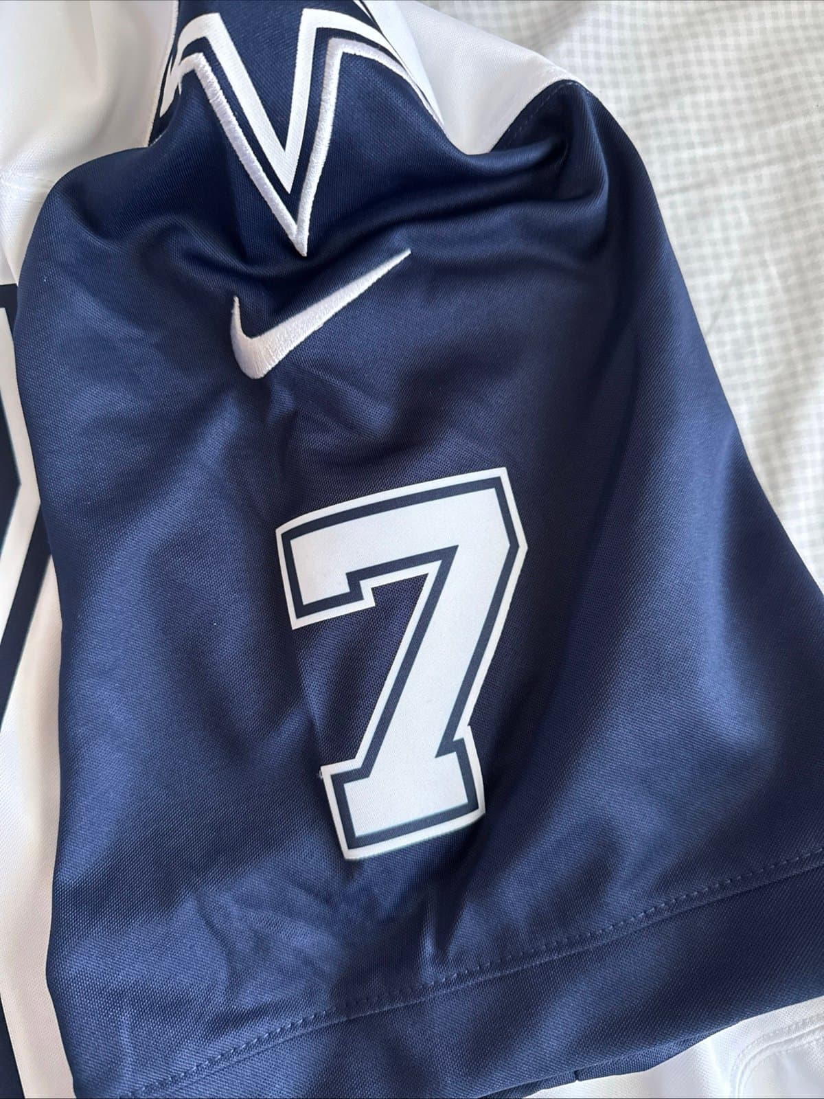 Men’s Nike Trevon Diggs #7 Dallas Cowboys Vapor Limited Jersey Sz 3XL - White - Thumbnail 6