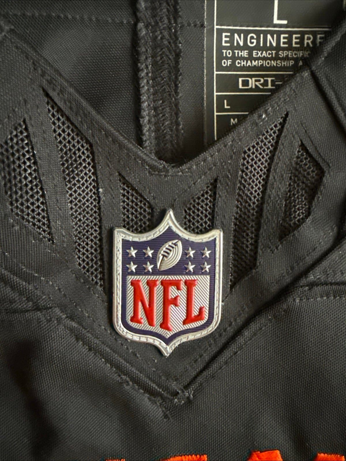 Men’s Nike Joe Burrow #9 Cincinnati Bengals Vapor Lmtd NFL Jersey Sz L - Black - Thumbnail 5