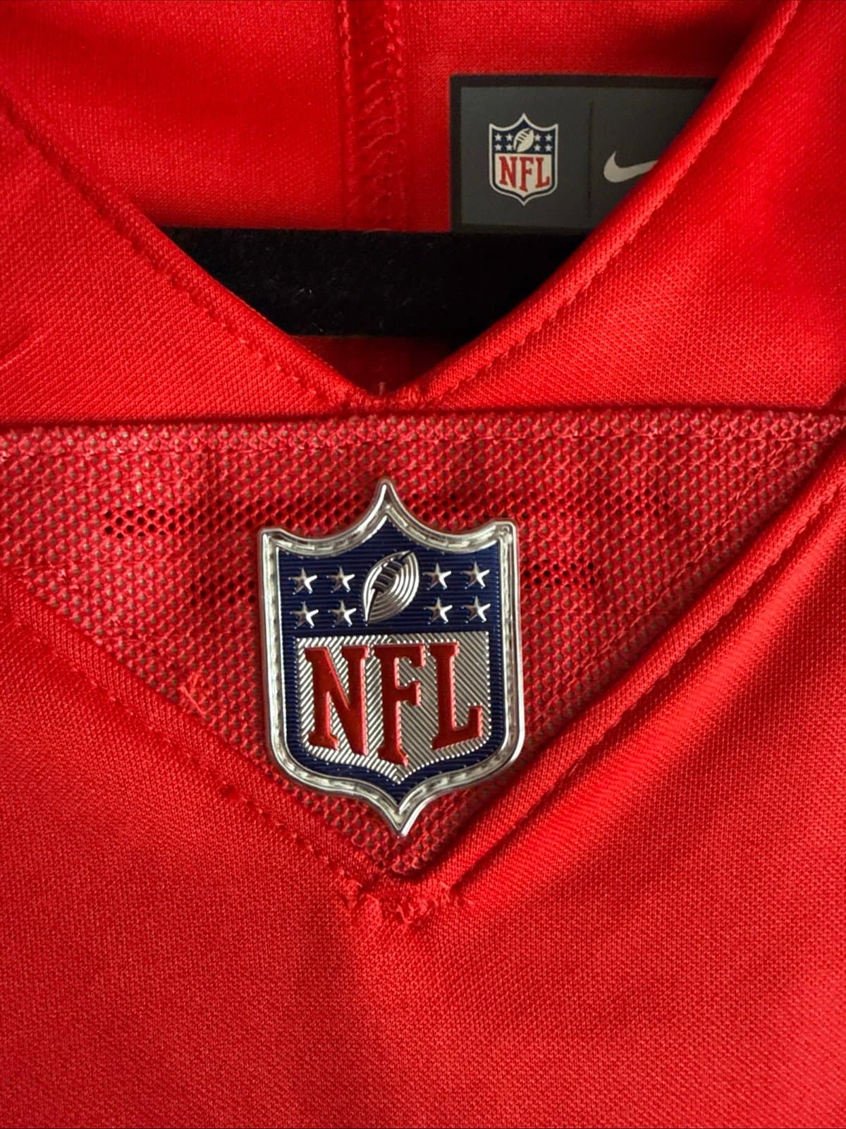 MEN’S NIKE KAREEM HUNT #27 KANSAS CITY CHIEFS VAPOR LMTD JERSEY SIZE M RED RARE - Thumbnail 5