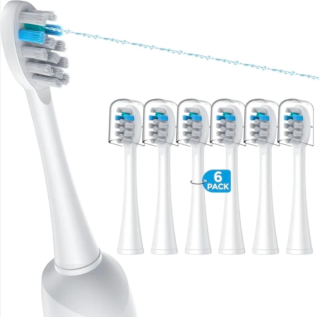 Waterpik Sonic Fusion Replacement Toothbrush Heads 6 Pack - Image 1