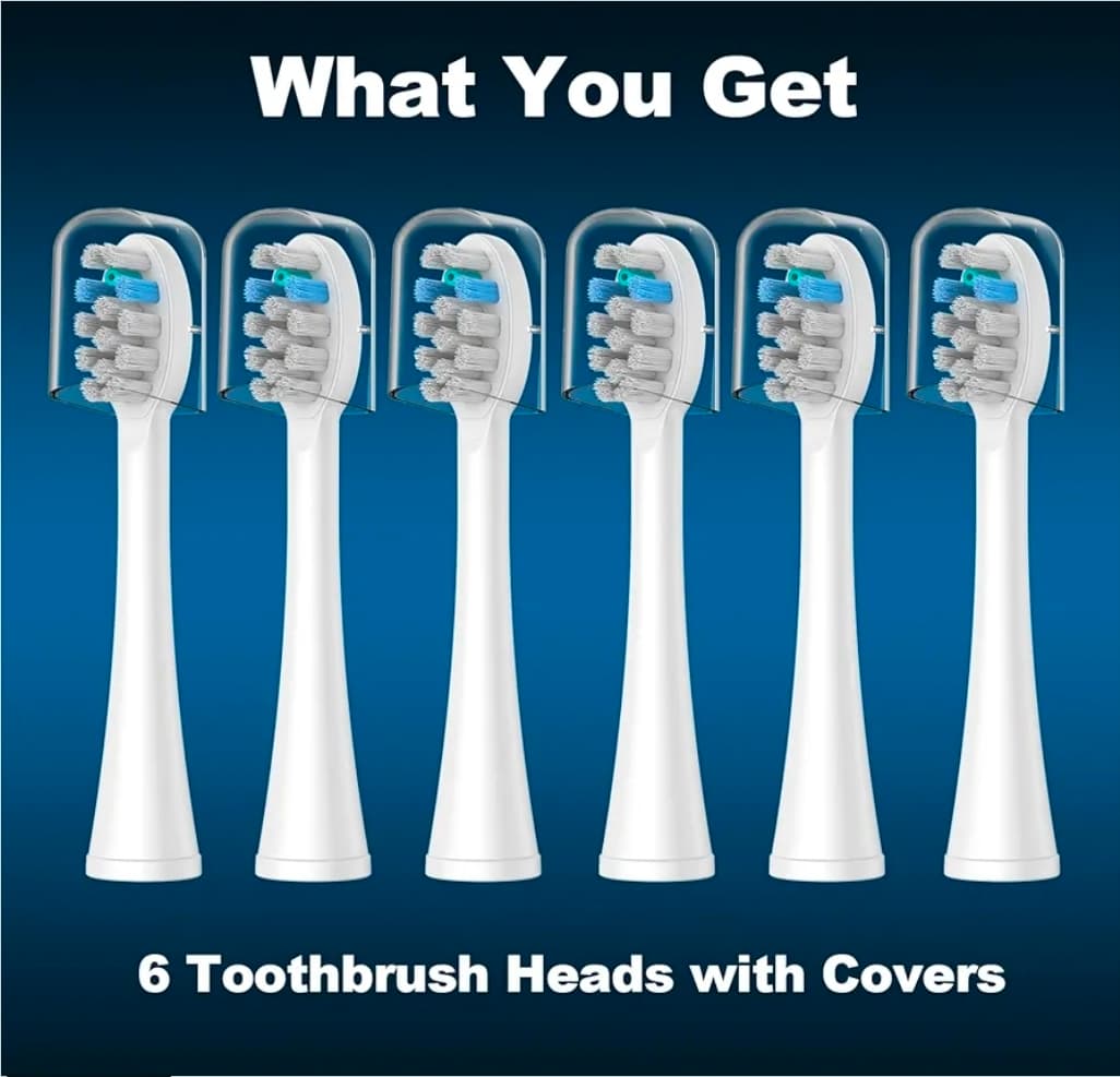 Waterpik Sonic Fusion Replacement Toothbrush Heads 6 Pack - Thumbnail 6