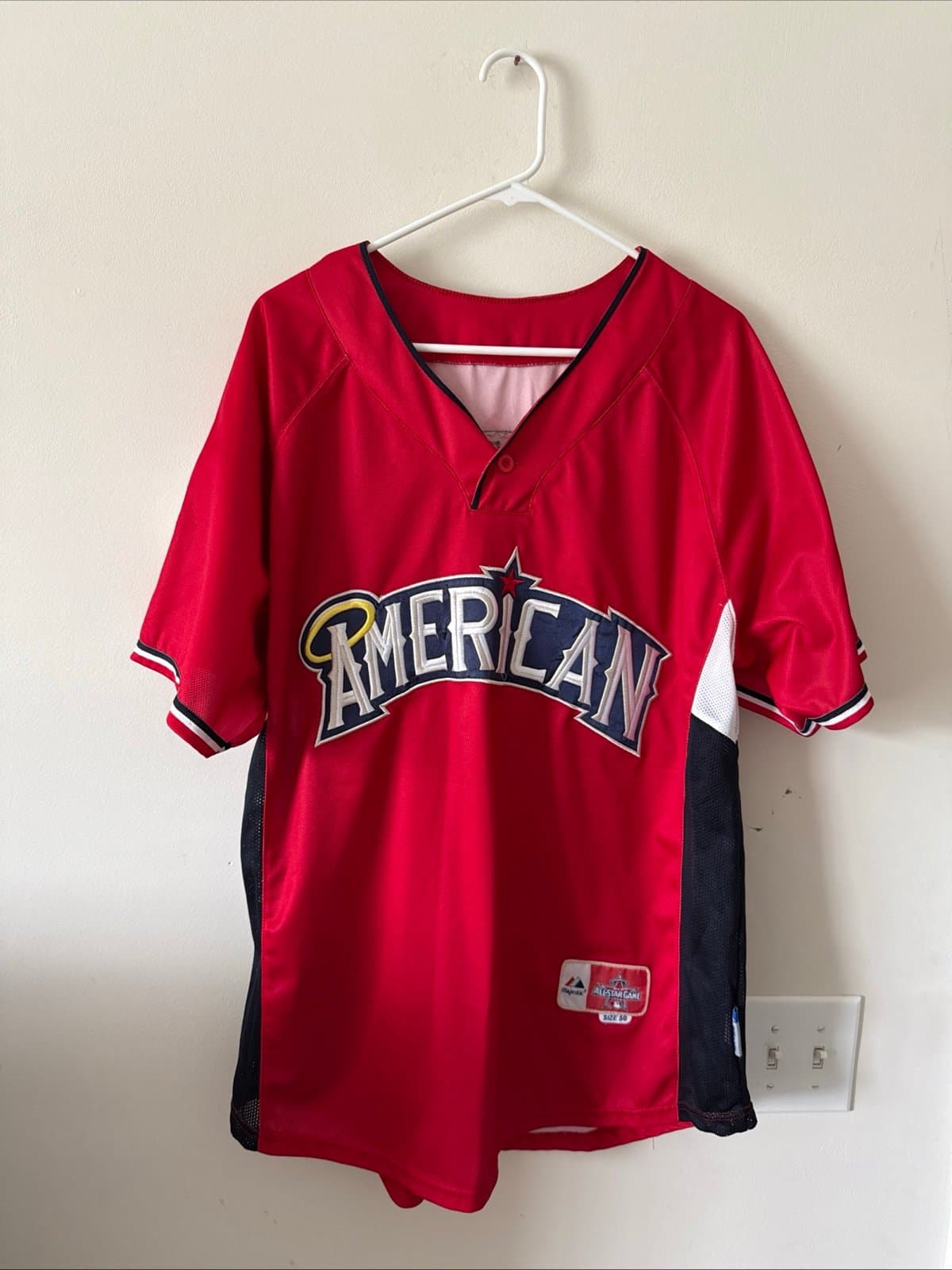 Men’s Majestic Authentic Derek Jeter 2010 All Star Jersey New York Yankees Sz 50