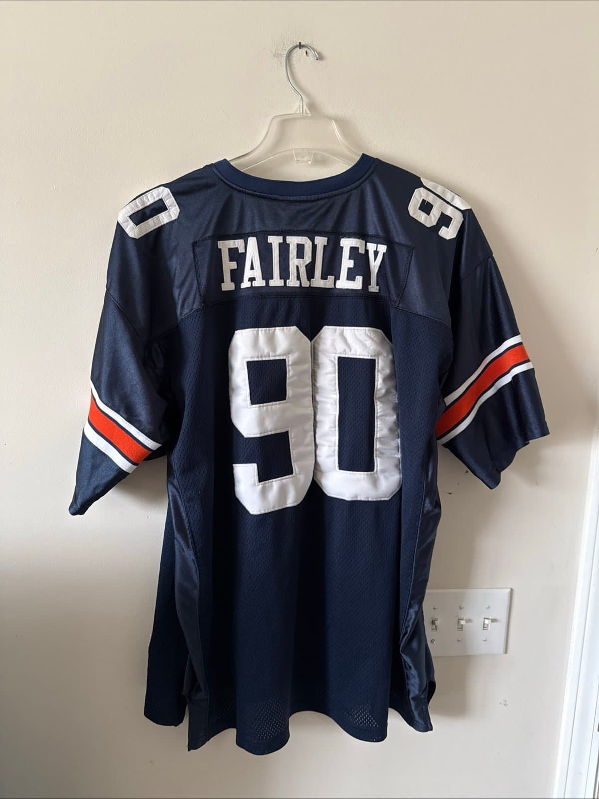 Men’s Under Armour Nick Fairley #90 Auburn Tigers NCAA Jersey Sz 56 - Blue RARE - Thumbnail 6