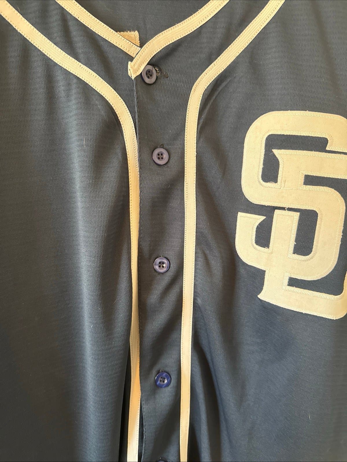 Men's Majestic SD Padres Jose Torres #76 2017 Spring Training Jersey Sz 2XL RARE - Thumbnail 2