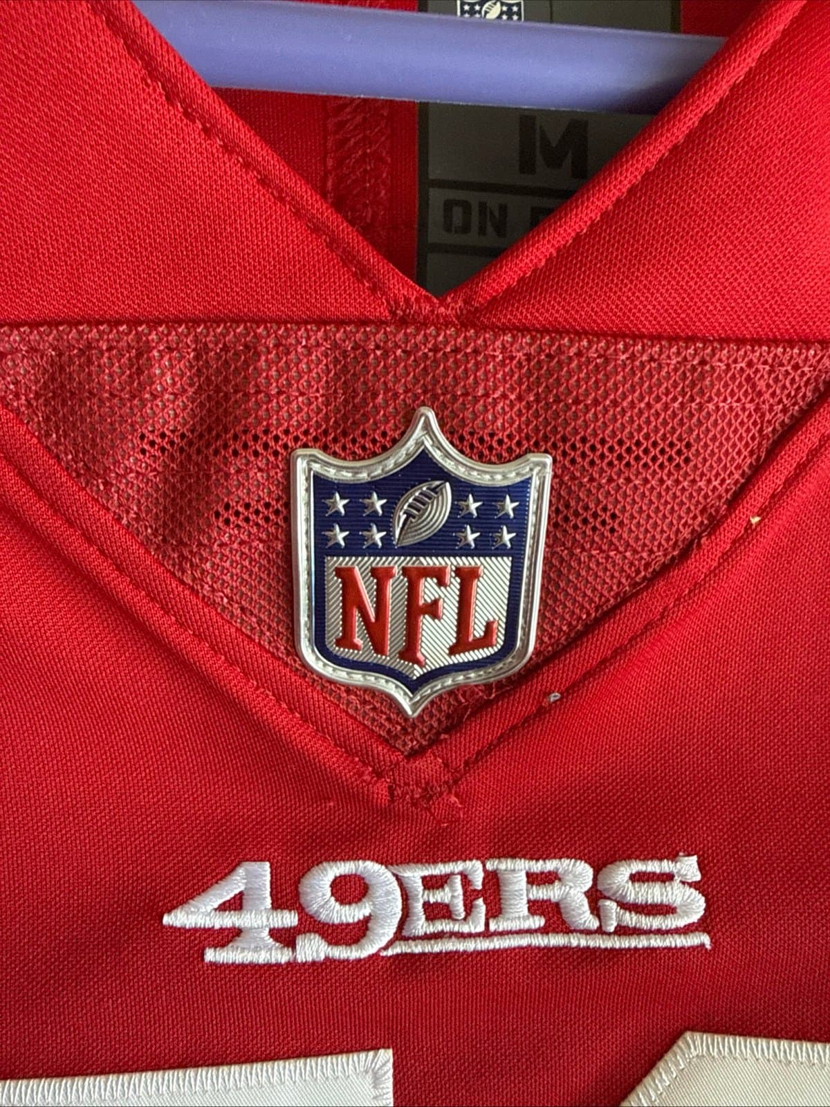 Men’s Nike Reuben Foster #56 San Francisco 49ers Vapor Lmtd Jersey Sz M Red RARE - Thumbnail 5