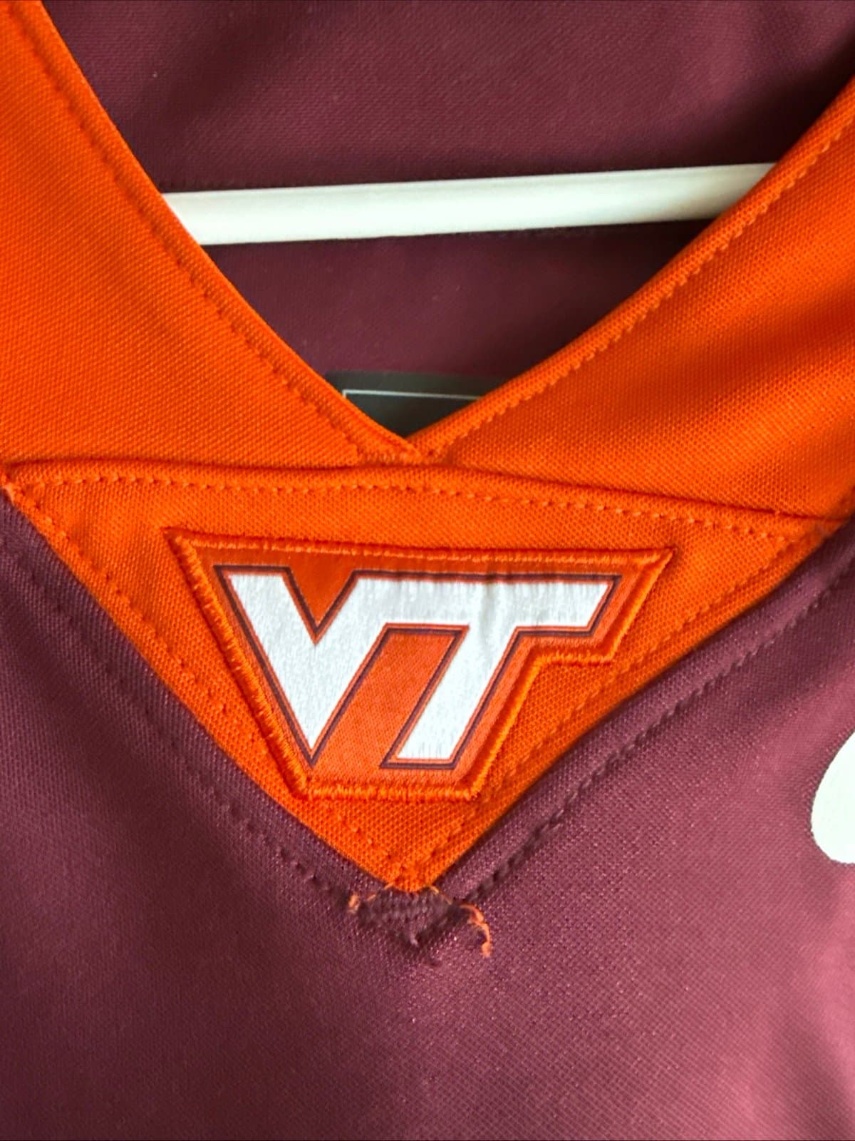 Men’s Nike Kyron Drones #1 Virginia Tech Hokies 2025 Dri Fit Jersey Sz XL - RARE - Thumbnail 5