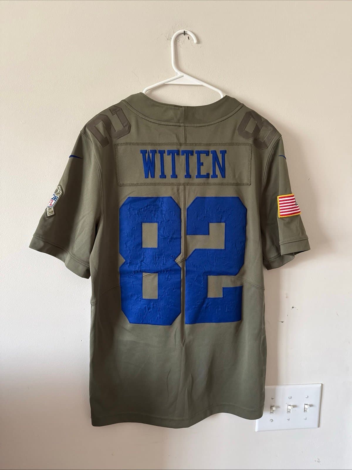 Men’s Nike Jason Witten #82 Dallas Cowboys Salute To Service Jersey Sz S - RARE - Thumbnail 6
