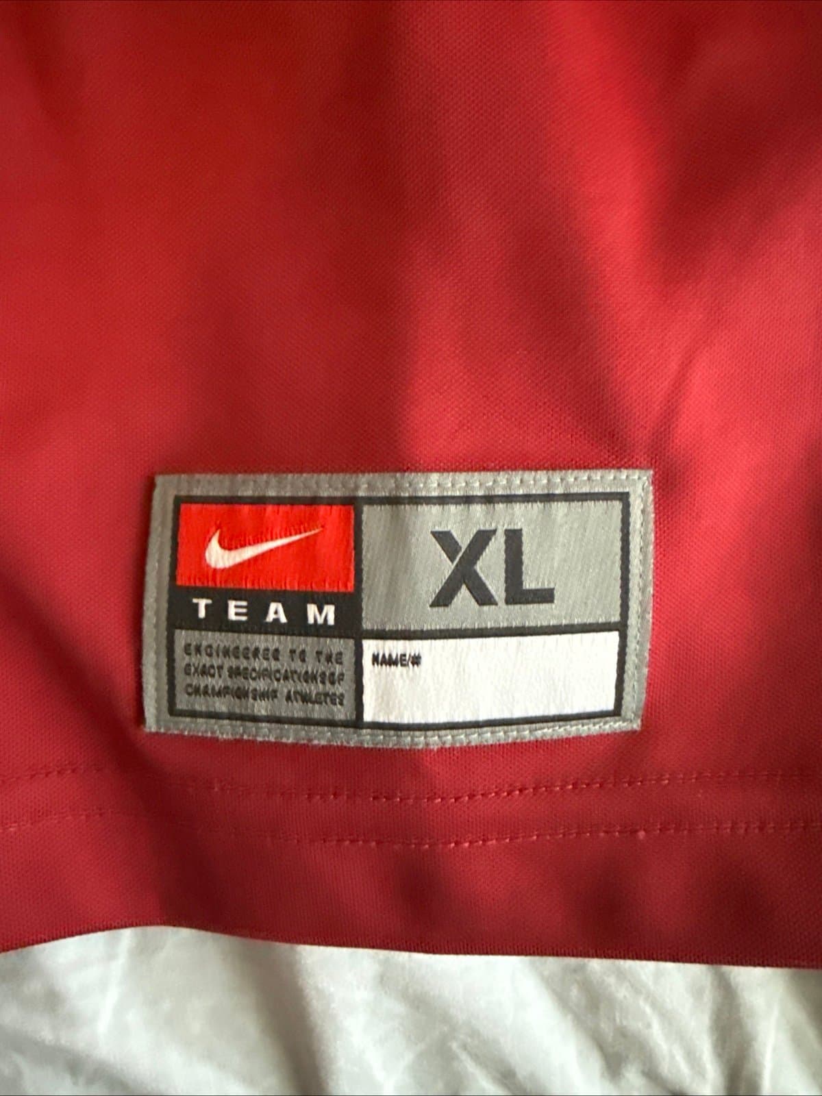 Men’s Nike Julio Jones #8 Alabama Crimson Tide NCAA Jersey Sz XL - Red RARE - Thumbnail 3