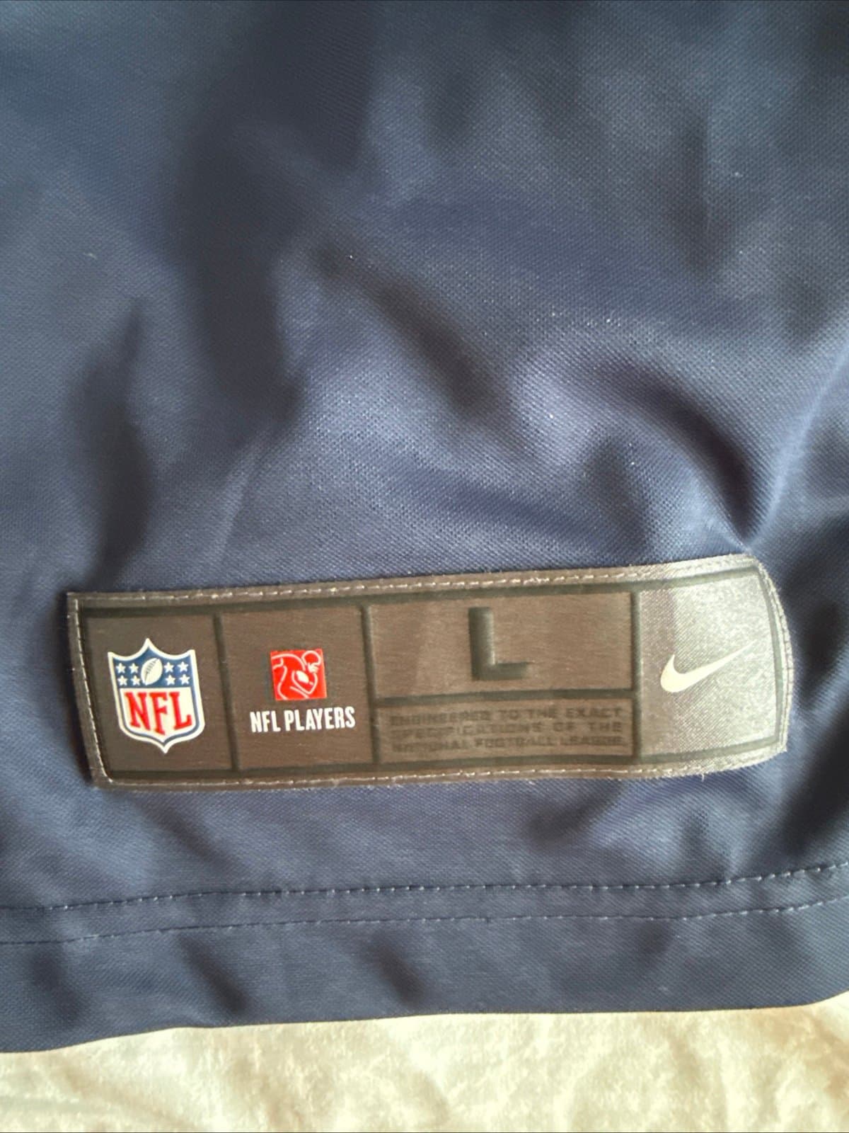 Men’s Nike Dez Bryant #88 Dallas Cowboys Vapor Lmtd NFL Jersey Sz L - Blue NWT - Thumbnail 3