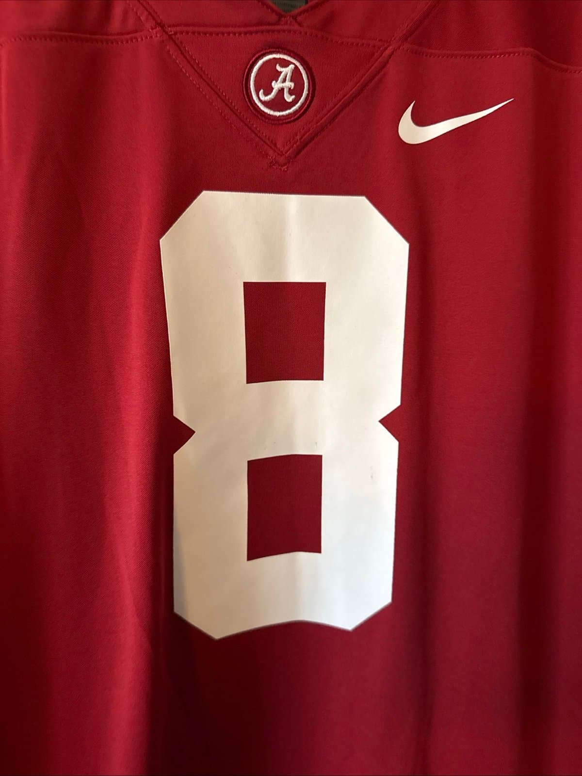 Men’s Nike Julio Jones #8 Alabama Crimson Tide NCAA Jersey Sz XL - Red RARE - Thumbnail 2