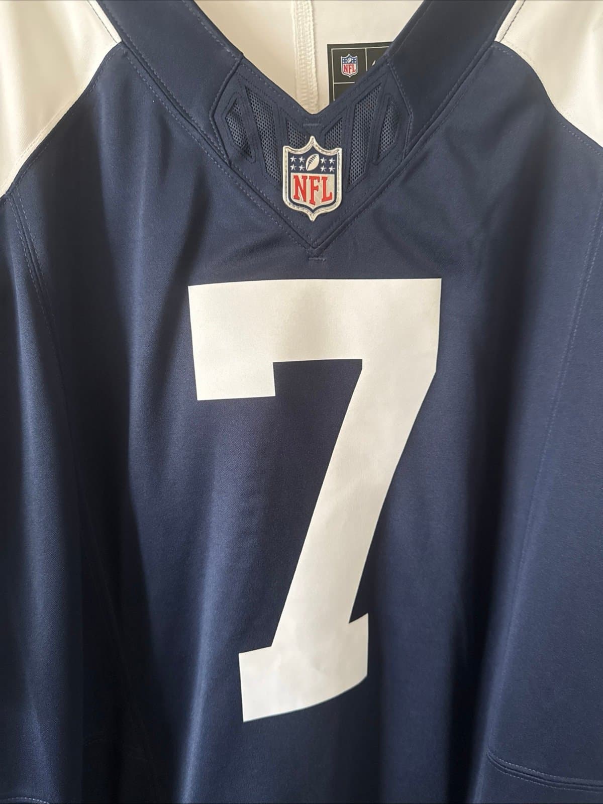 Men’s Nike Trevon Diggs #7 Dallas Cowboys Vapor Limited Jersey Sz 3XL - Blue - Thumbnail 2