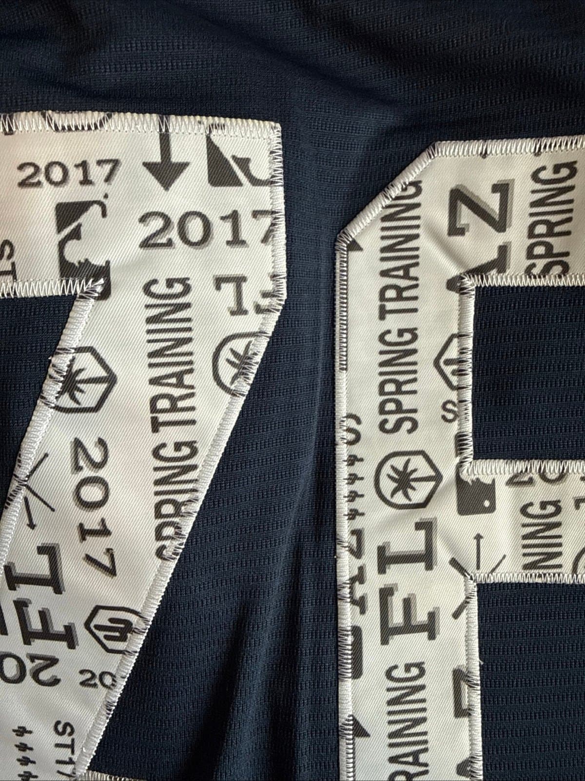 Men's Majestic SD Padres Jose Torres #76 2017 Spring Training Jersey Sz 2XL RARE - Thumbnail 7