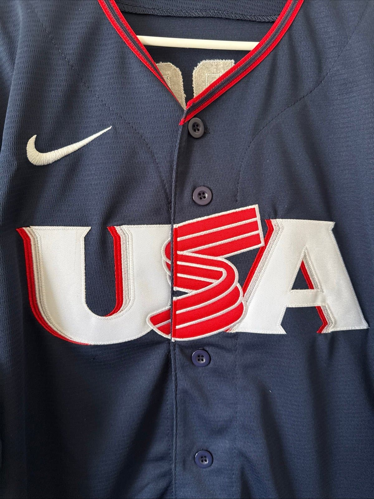 Men’s Nike Aaron Judge #99 Team USA 2026 World Baseball Classic Jersey Sz XL NWT - Thumbnail 2