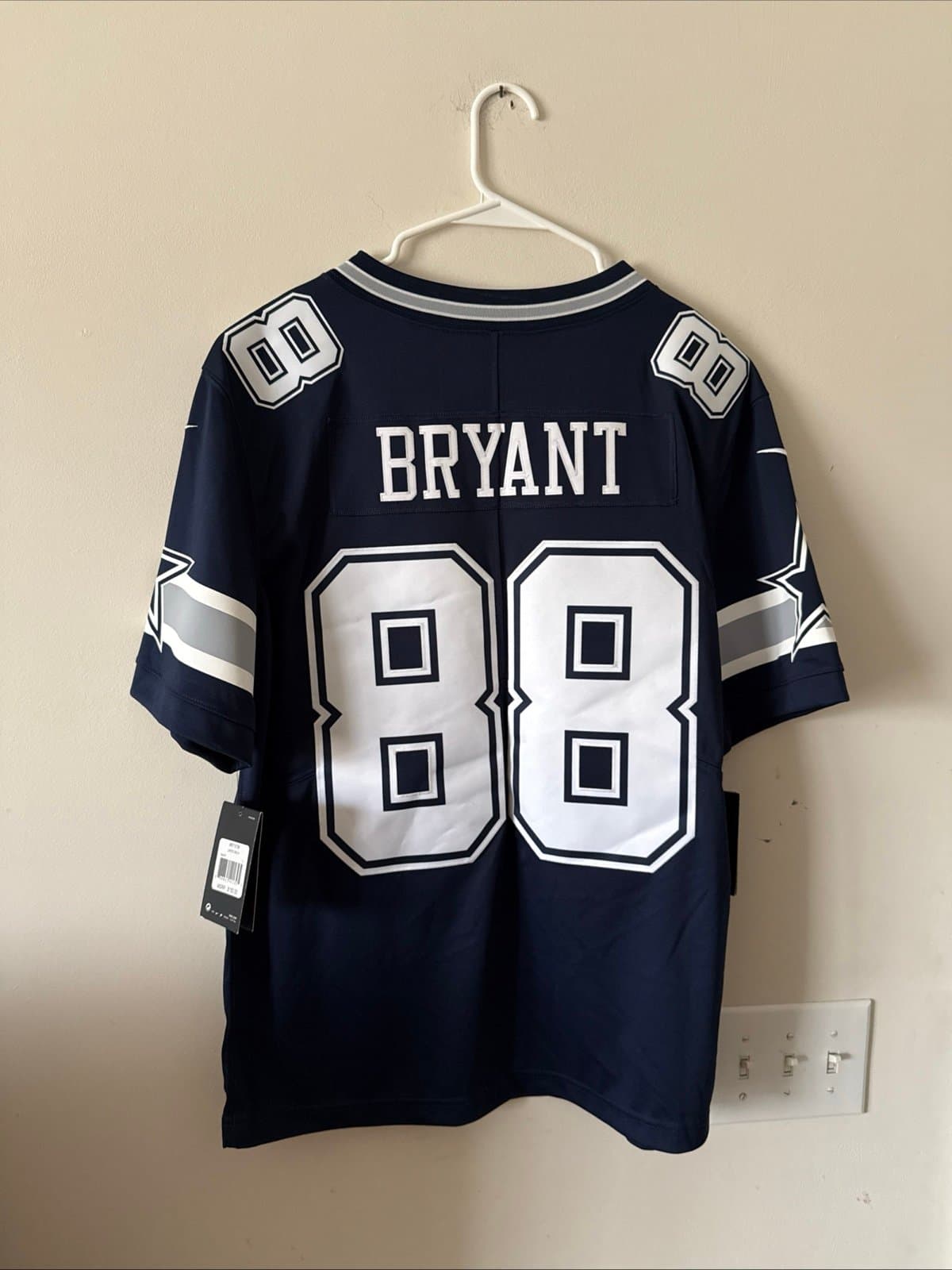 Men’s Nike Dez Bryant #88 Dallas Cowboys Vapor Lmtd NFL Jersey Sz L - Blue NWT - Thumbnail 7