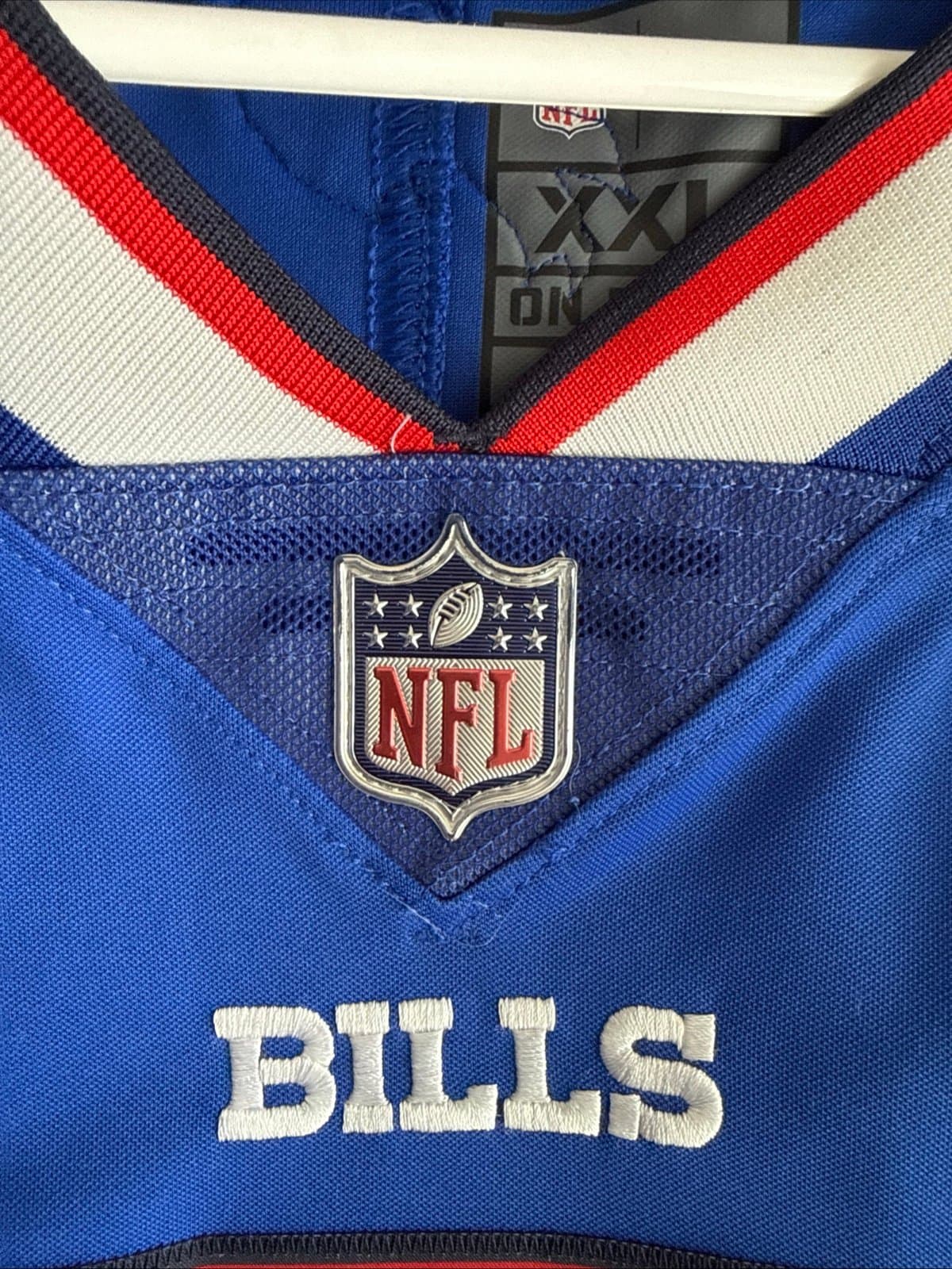 Men’s Nike Tyrod Taylor #5 Buffalo Bills Vapor Lmtd NFL Jersey Sz 2XL Blue RARE - Thumbnail 5