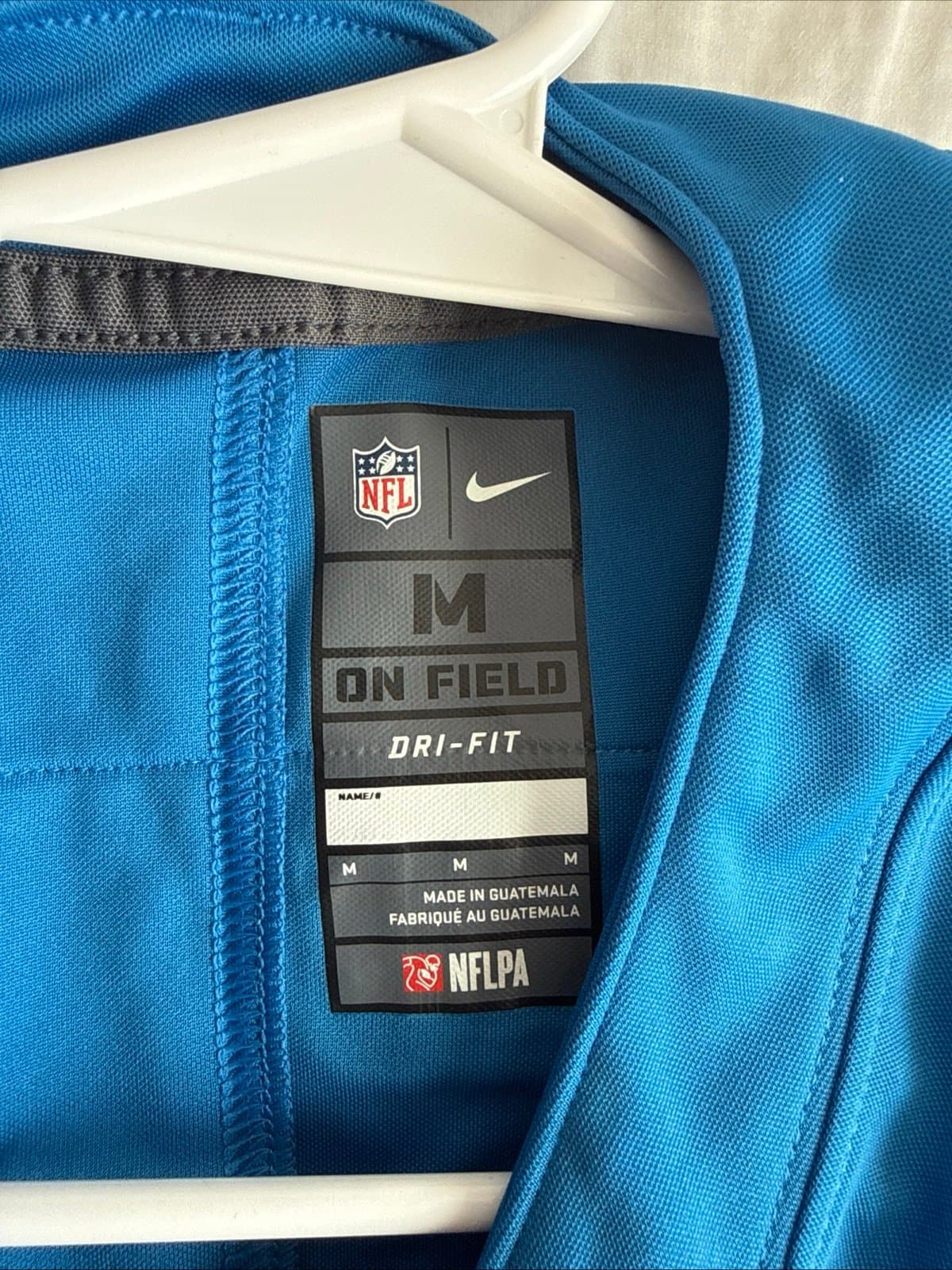 Men’s Nike Calvin Johnson #81 Detroit Lions Vapor Limited Jersey Sz M Blue RARE - Thumbnail 4