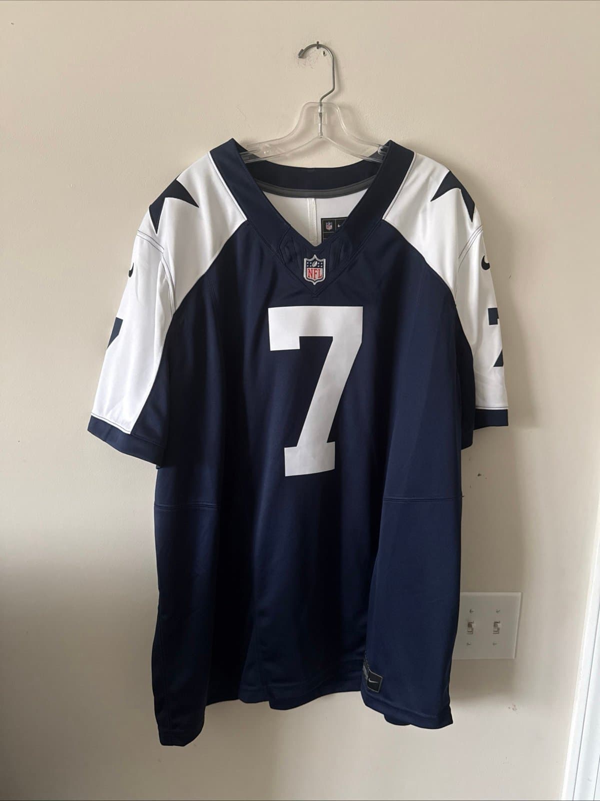 Men’s Nike Trevon Diggs #7 Dallas Cowboys Vapor Limited Jersey Sz 3XL - Blue - Image 1
