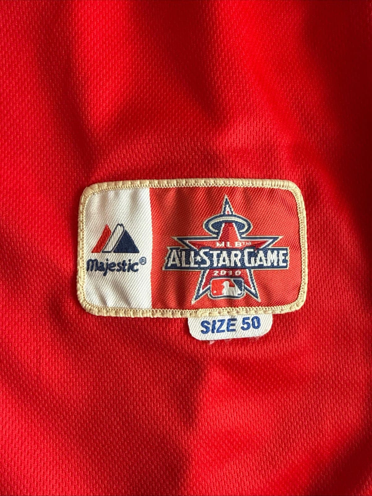 Men’s Majestic Authentic Derek Jeter 2010 All Star Jersey New York Yankees Sz 50 - Thumbnail 3