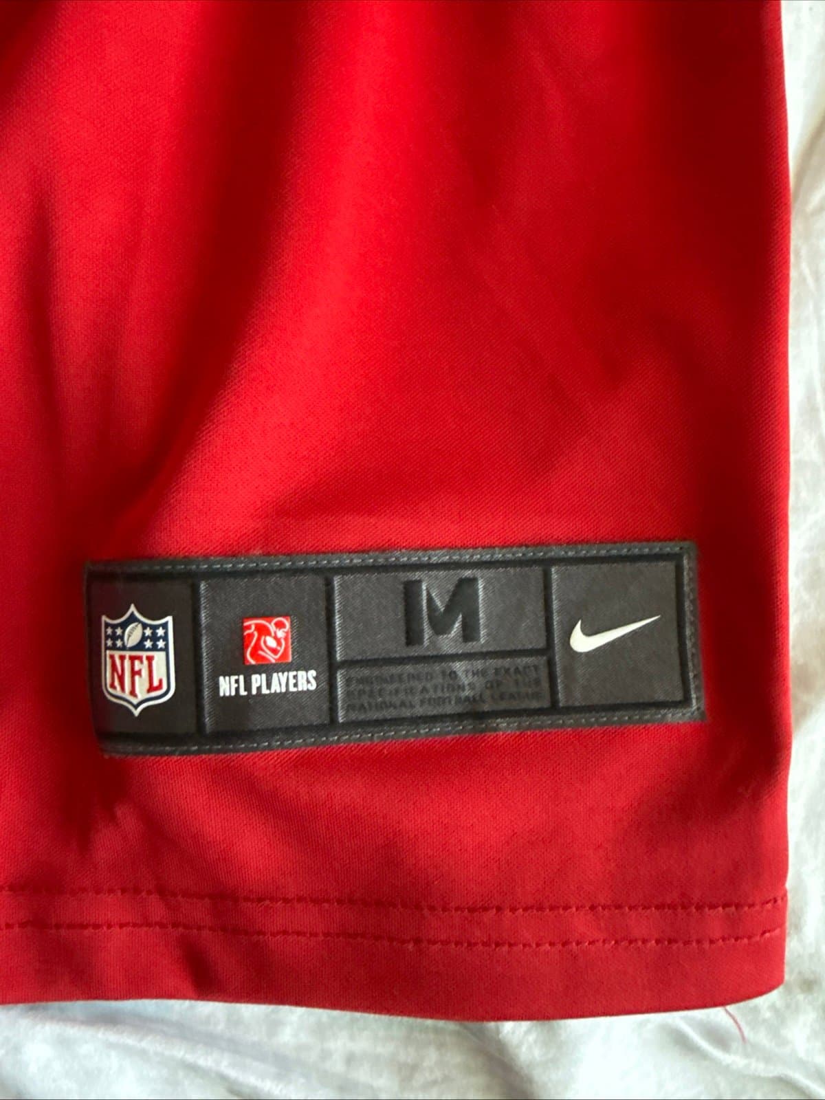 Men’s Nike Reuben Foster #56 San Francisco 49ers Vapor Lmtd Jersey Sz M Red RARE - Thumbnail 3