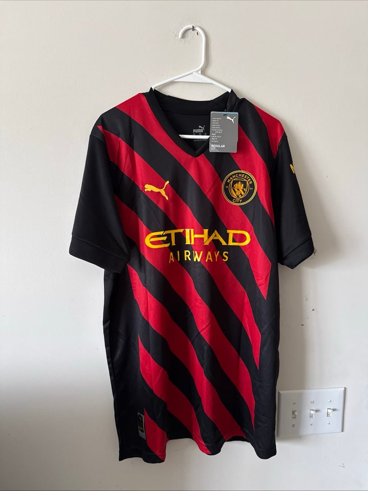 Men’s Puma Ruben Dias #3 Manchester City Puma 2022/23 Away Jersey Sz 2XL - RARE - Image 1