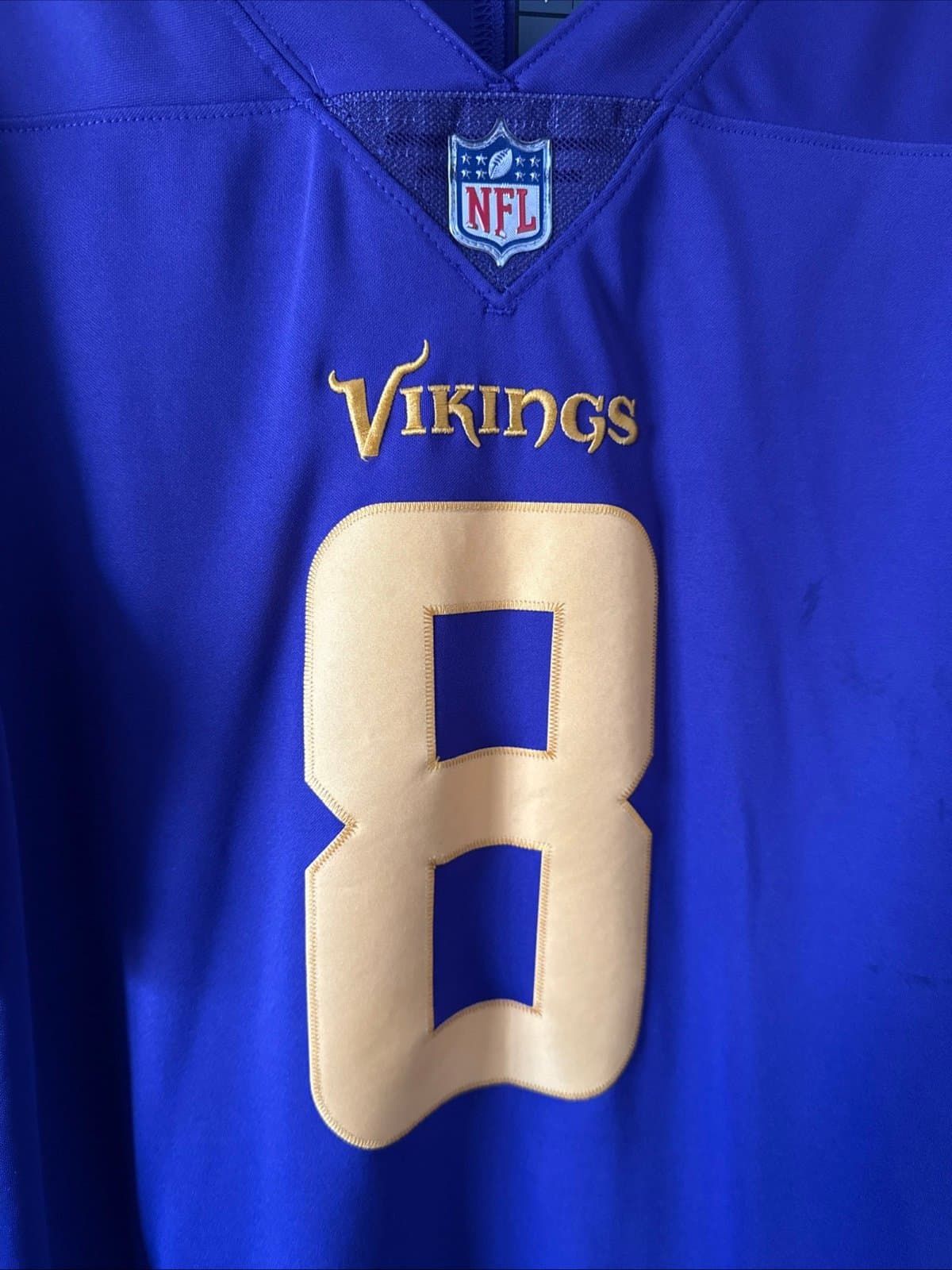Men’s Nike Kirk Cousins #8 Minnesota Vikings Vapor Limited Jersey Sz M - RARE - Thumbnail 2