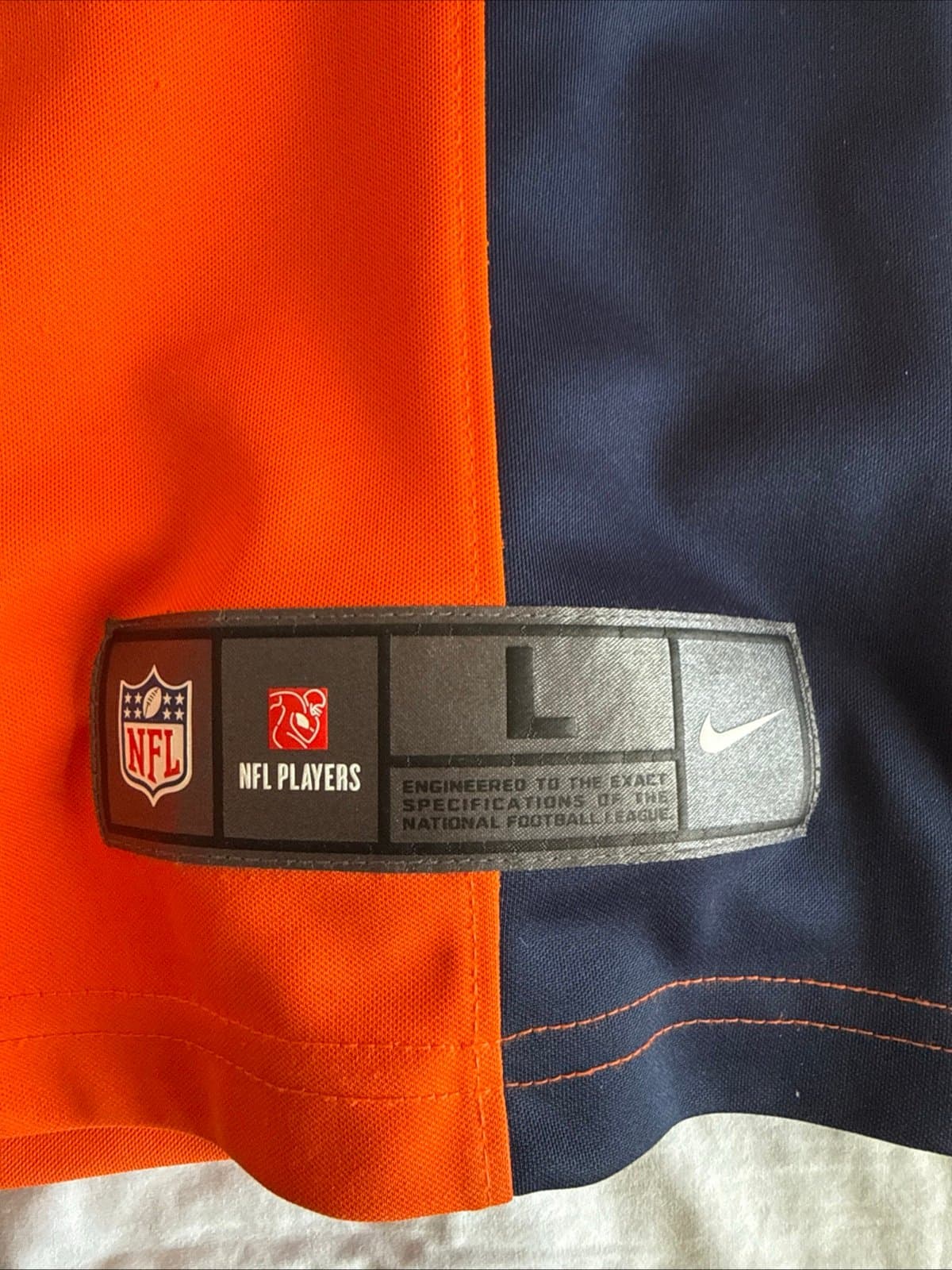 Men’s Nike Javonte Williams #33 Denver Broncos Vapor Lmtd NFL Jersey Sz L - RARE - Thumbnail 3