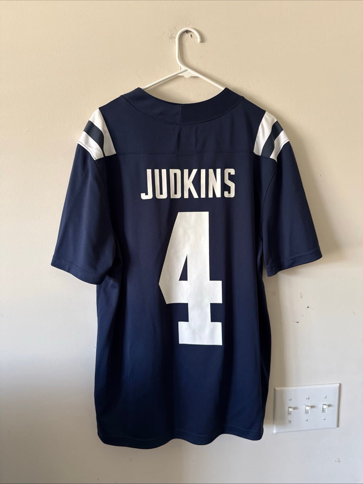 Men's Nike Quinshon Judkins #4 Ole Miss Rebels NCAA Football Jersey Sz L - RARE - Thumbnail 6