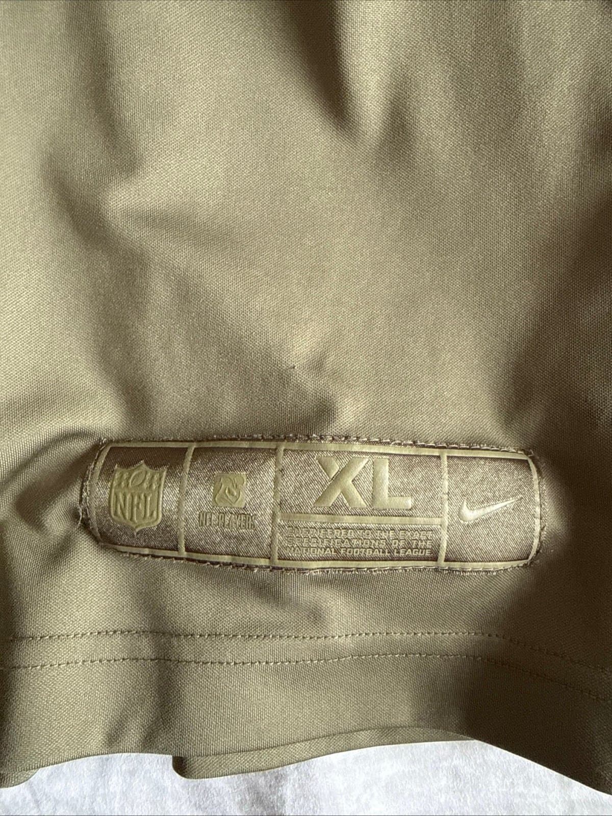 Men’s Nike Antonio Brown #84 Pittsburgh Steelers Salute To Service Jersey Sz XL - Thumbnail 3