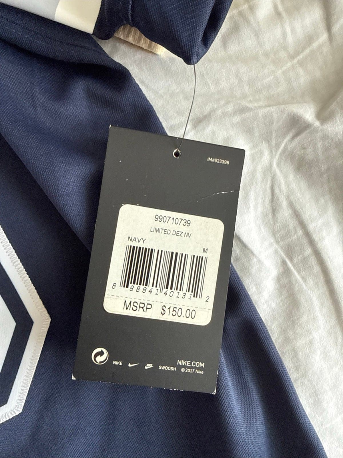 Men’s Nike Dez Bryant #88 Dallas Cowboys Vapor Lmtd NFL Jersey Sz M - Blue NWT - Thumbnail 6